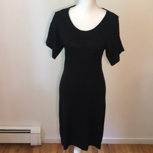 Calvin Klein black knit dress size extra small